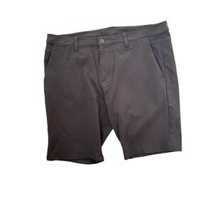 BYLT Basics Everyday‎ Shorts Mens 38 Stretch Athletic Casual Zip Pocket 8 Inch